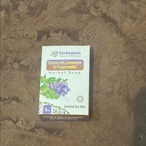 Herboganic: Castor Oil, Lavender & Peppermint Herbal Soap, 5 oz Bundle 4 for $30
